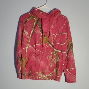 Pink Camouflage Hoodie